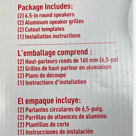 ON-Q 500 Series 6.5" in-Ceiling Speaker White (MS05IC-V1) - Picture 6 of 8